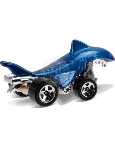 Hot Wheels Shark Bite 2016 Azul 1:64 Coleccionable Mattel