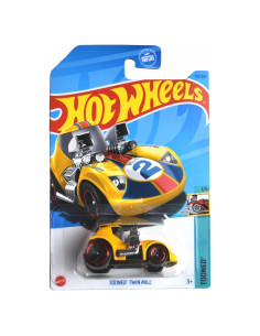 Hot Wheels Tooned Twin Mill 1:64 Mattel Amarillo 170/250