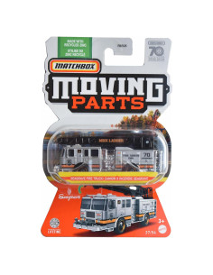 Camión de Bomberos Matchbox Seagrave 1:64 Plata
