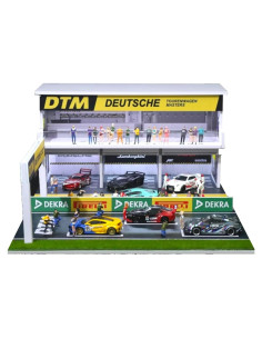 Diorama a Escala 1:64 con Iluminación LED - Pitstop