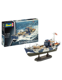 Revell KFK Kriegsfischkutter Barco 1:144 Kit de Modelo Plástico