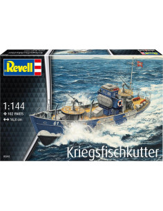 Revell KFK Kriegsfischkutter Barco 1:144 Kit de Modelo Plástico 2