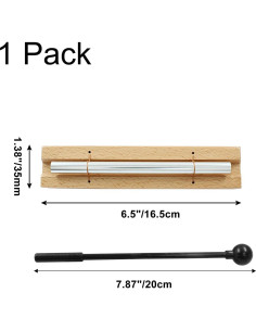 Campana de Meditación Luomorgo con Mazo - Tono Único 16.5cm 2