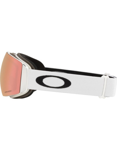 Gafas de Nieve Oakley Flight Deck M - Blanco Mate/Prizm Rosa