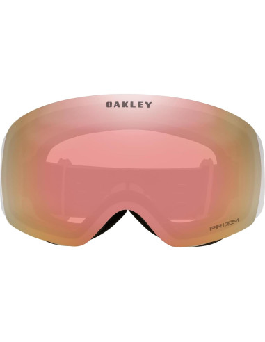 Gafas de Nieve Oakley Flight Deck M - Blanco Mate/Prizm Rosa