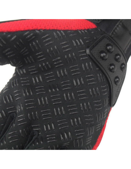 Guantes Protectores de Motocicleta TINTON LIFE Medianos Rojos