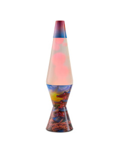 Lámpara de Lava Spencer Gifts 36.83 cm Pagoda Atardecer Durazno