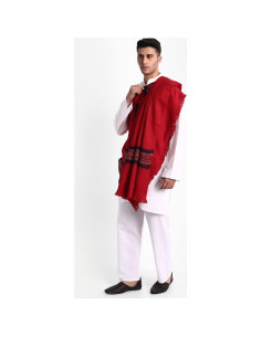 Chal de Lana Zamour Kullu para Hombres - 101.6x203.2 cm 2