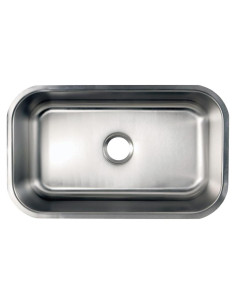 Fregadero de cocina Kingston Brass GKUS3018 76.2x45.7 cm acero inoxidable