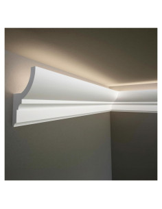 Juego de 7 Piezas de Moldura de Zócalo LED TUALCA 239.9 cm