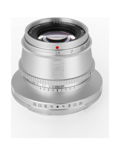 Lente Fijo TTArtisan 35mm F1.4 APS-C Enfoque Manual Plata 2