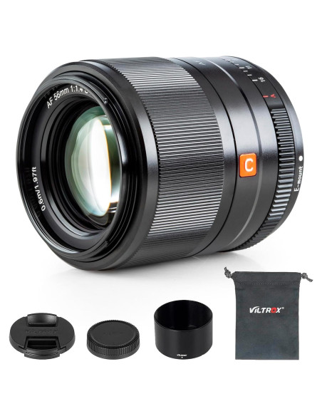 Lente Prime VILTROX 56mm F1.4 Autofocus para Sony APS-C