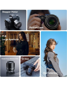 Lente TTArtisan 56mm F1.8 AF para cámaras Fuji XF 2