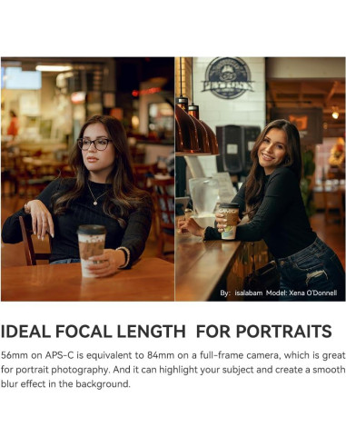 Lente TTArtisan 56mm F1.8 AF para cámaras Fuji XF