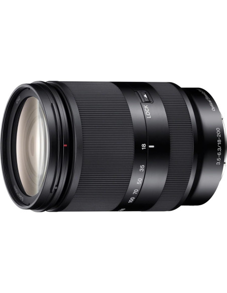 Lente Sony E-Mount 18-200mm F3.5-6.3 OSS LE Lente Sony E-Mount 18-200mm F3.5-6.3 OSS LE