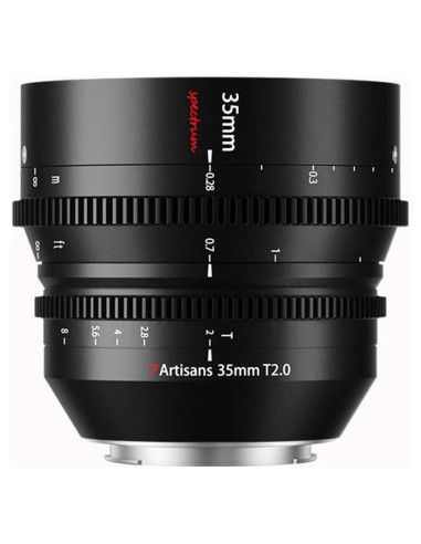 Lente de Cine 35mm T2.0 7artisans para Cámaras Sony E