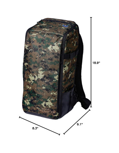 Mochila para cámara Kenko Aosta Sanctuary III Camuflaje Verde