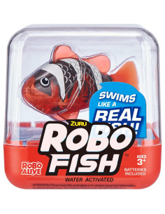 Pez Robótico Nadador ZURU Robo Fish 2 Piezas Azul Rojo 2
