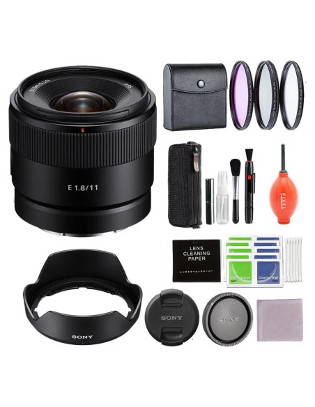 Lente Sony E 11mm F1.8 Gran Angular + Kit de Filtros 55mm