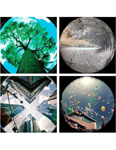 Lente Ojo de Pez HD FOTN 235 para Smartphones - Clip Universal