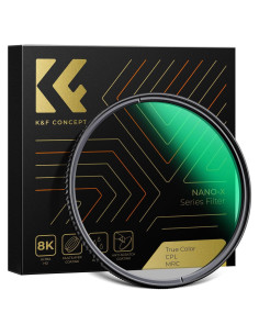 Filtro Polarizador Circular K&F Concept 46mm Nano-X 28 Capas