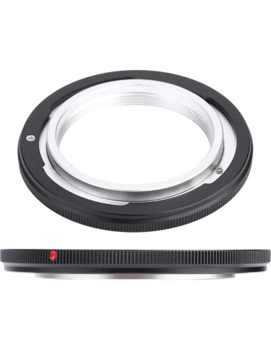 Anillo Adaptador de Lente M42 a FD Akozon Enfoque Manual