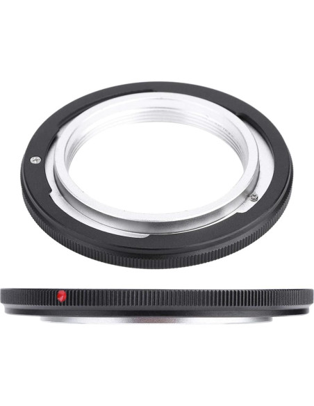 Anillo Adaptador de Lente M42 a FD Akozon Enfoque Manual