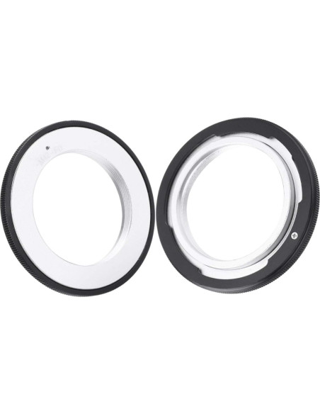 Anillo Adaptador de Lente M42 a FD Akozon Enfoque Manual