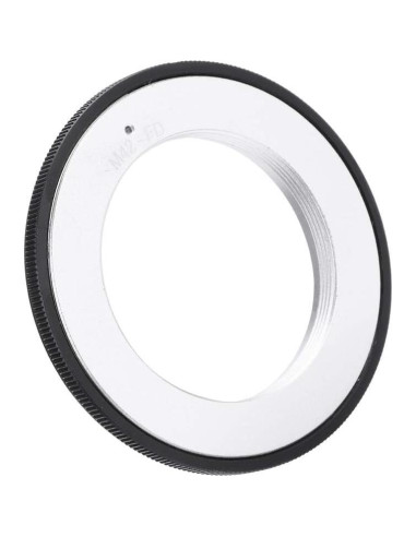 Anillo Adaptador de Lente M42 a FD Akozon Enfoque Manual