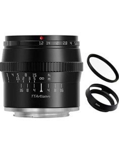 Lente TTArtisan 50mm F1.2 Manual para Canon M - Negro 2