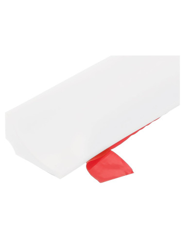 Barrera de Ducha Plegable uxcell 200 cm Silicona Blanca