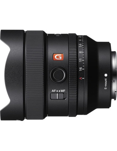 Lente Sony FE 14mm F1.8 GM Gran Angular Prime 0.46kg