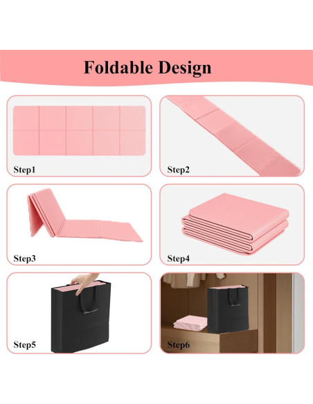 Alfombrilla de Yoga Plegable Buminee Antideslizante 0.61 cm