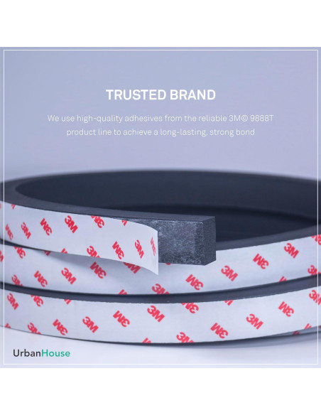 Cinta de Sellado de Goma Neopreno Urbanhouse 7.32m Negra Cinta de Sellado de Goma Neopreno Urbanhouse 7.32m Negra