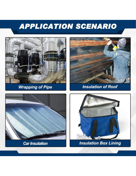 Aislamiento Reflectante Doble Amylove 2 Rollos 61 cm x 6 m