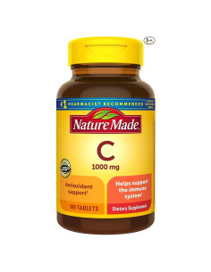 Nature Made Vitamina C 1000 mg Tabletas 100 Conteo Antioxidante