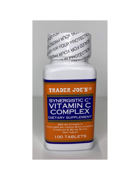 Complejo de Vitamina C Trader Joe's 100 Tabletas 500mg