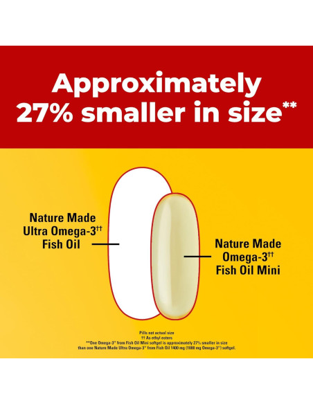 Suplemento Omega 3 Nature Made 1400 mg Sin Eructos 60 Gelatinas Suplemento Omega 3 Nature Made 1400 mg Sin Eructos 60 Gelatinas
