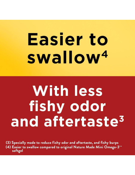 Suplemento Omega 3 Nature Made 1400 mg Sin Eructos 60 Gelatinas Suplemento Omega 3 Nature Made 1400 mg Sin Eructos 60 Gelatinas