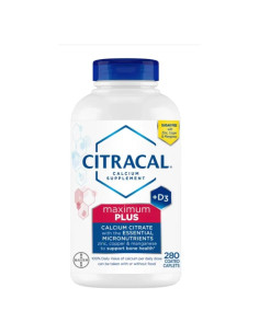 Suplemento Citra-Cal+D3 con Zinc y Magnesio Máximo Plus 280 Tab