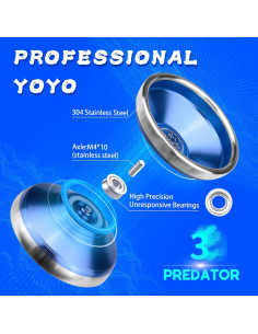 Yoyo Profesional Hksod W302AS Azul Hielo para Todos 2