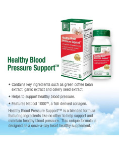 Suplemento Natural Bell Presión Arterial 60 Cápsulas Veganas 2