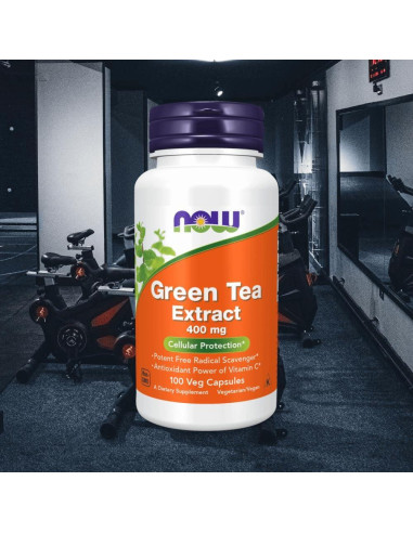 Extracto de Té Verde Now Foods 400mg 100 Cápsulas Veganas