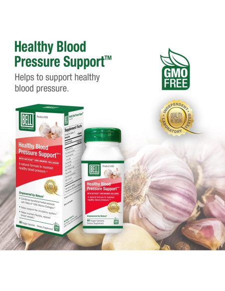 Suplemento Natural Bell Presión Arterial 60 Cápsulas Veganas