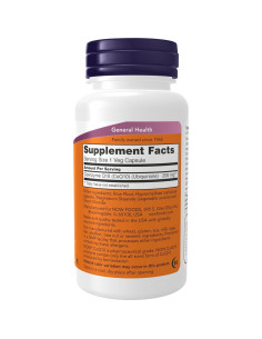 Suplemento CoQ10 NOW Foods 200 mg - 60 Cápsulas Veganas 2