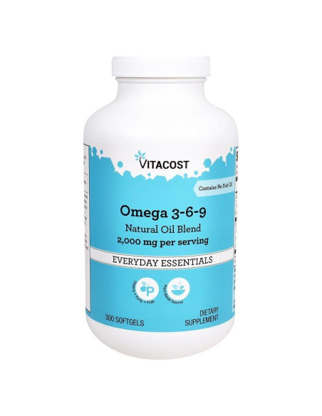 Vitacost Aceite Natural Omega 3-6-9 2000 mg 300 Gelatinas Vitacost Aceite Natural Omega 3-6-9 2000 mg 300 Gelatinas