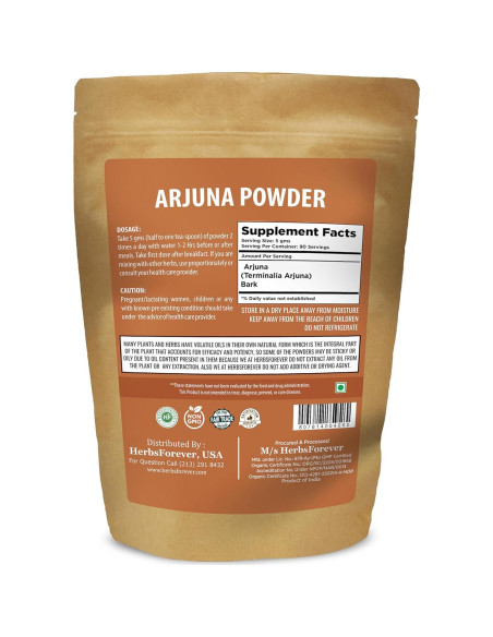 Polvo de Arjuna 454g - HerbsForever - Suplemento Herbal Vegano