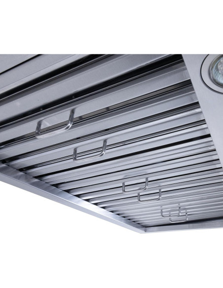 Campana de Pared Proline 30" Ducto 600 CFM Blanco Táctil