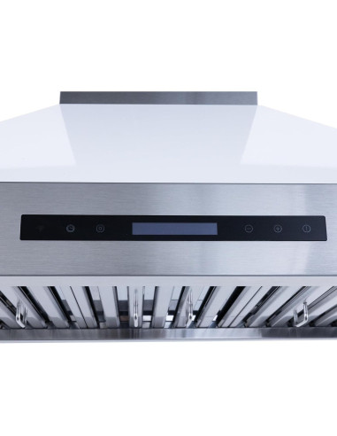 Campana de Pared Proline 30" Ducto 600 CFM Blanco Táctil