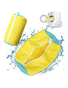 Bolsa de Lavado de Zapatos Toffos Chenilla Amarillo 2pcs